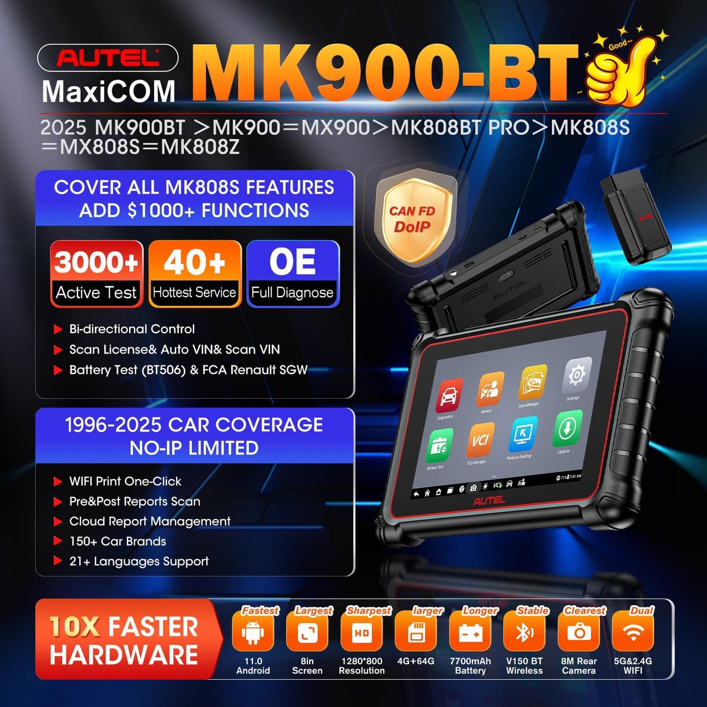 Autel Maximcom 909BT